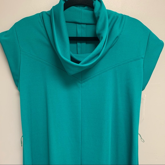 Vintage 1970s Cowl Neck Women’s MIDI Size 16 Dress - Picture 5 of 14